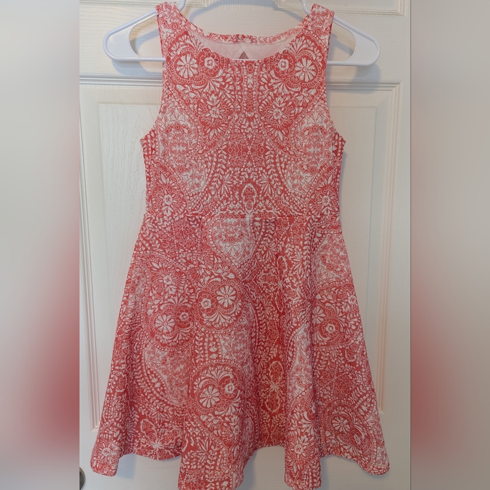 PS (Aeropostale Kids) Peach and White "lace" Dress